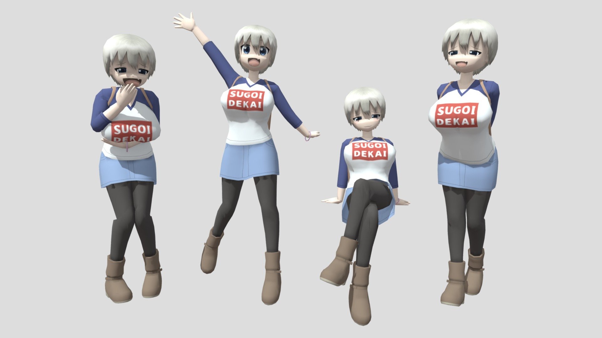 Uzaki-chan 3d model