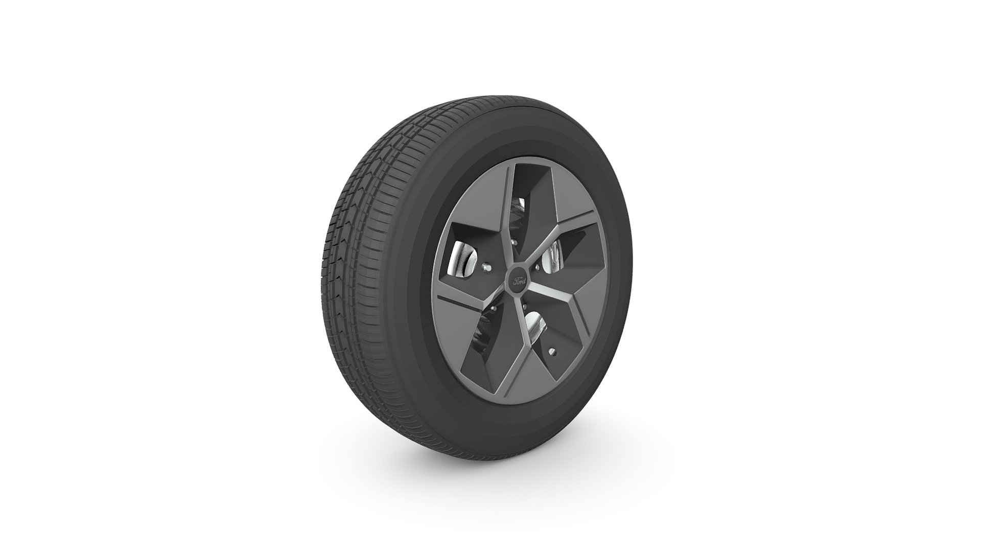 Ford Wheels Rim 3d model