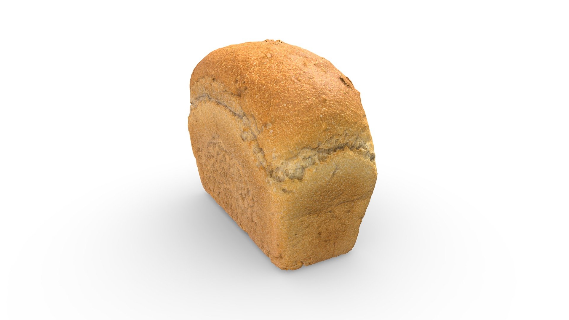 Loaf of Fresh Bread 3d model