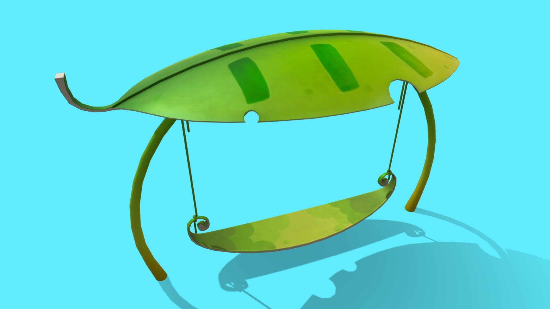 green Chair 3d model