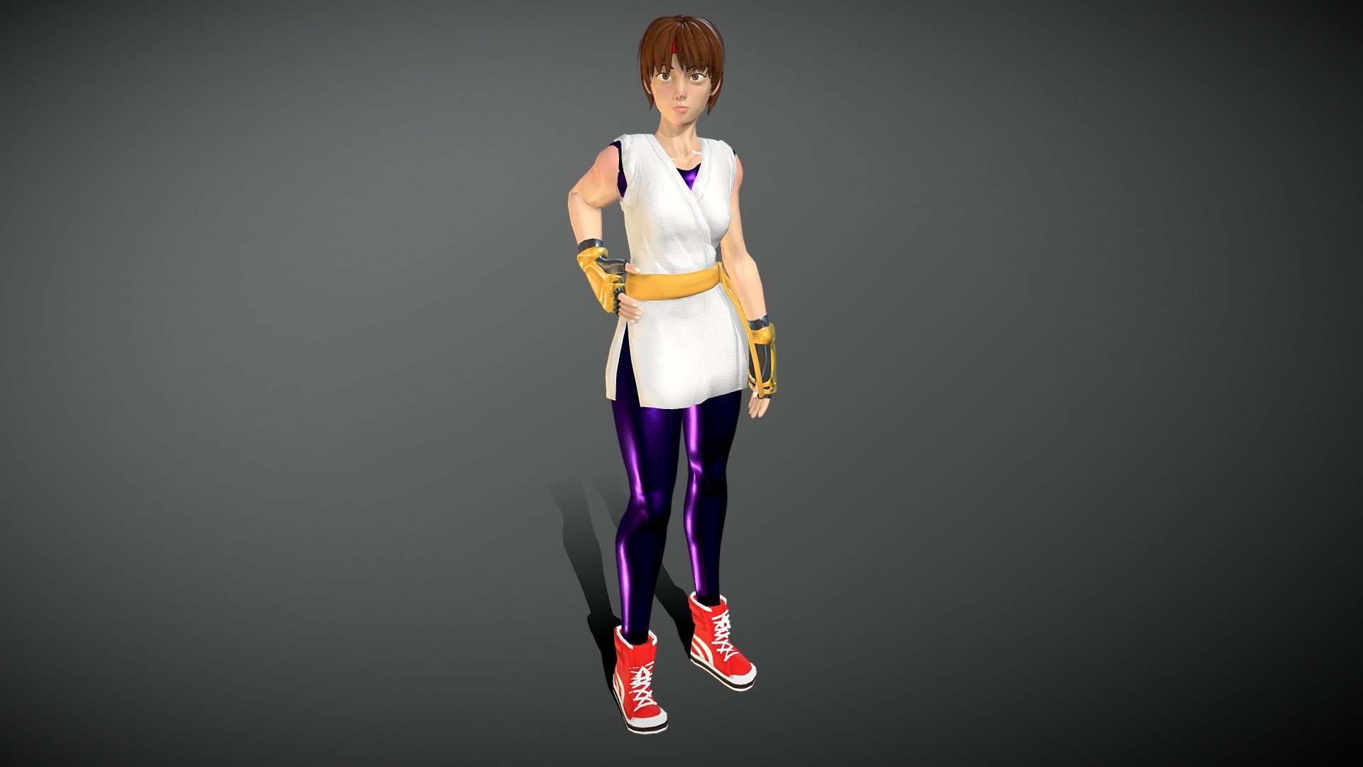 Yuri Sakazaki 3d model