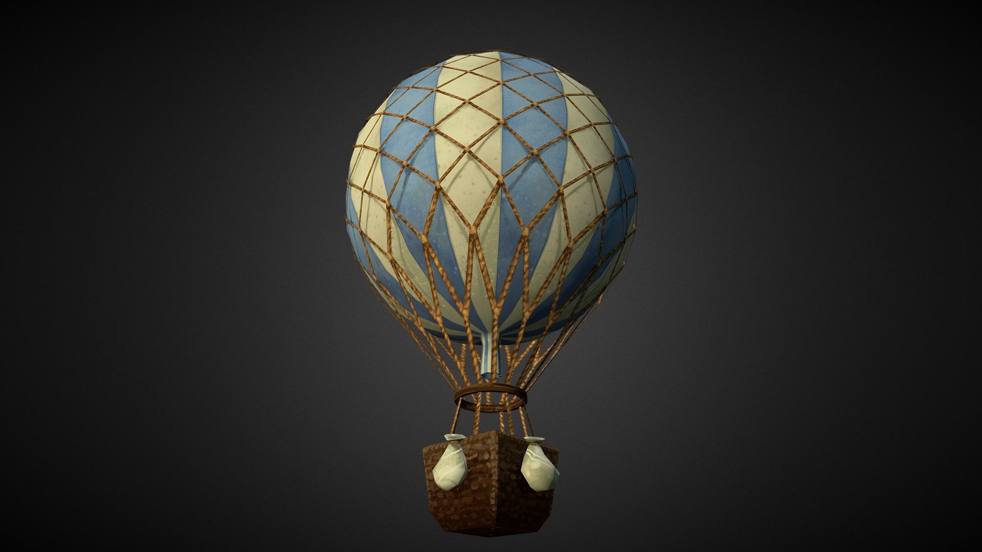 Hot Air Balloon 3d model