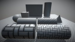 Cobblestone 14 (Elbow Connection) Texture Set 34