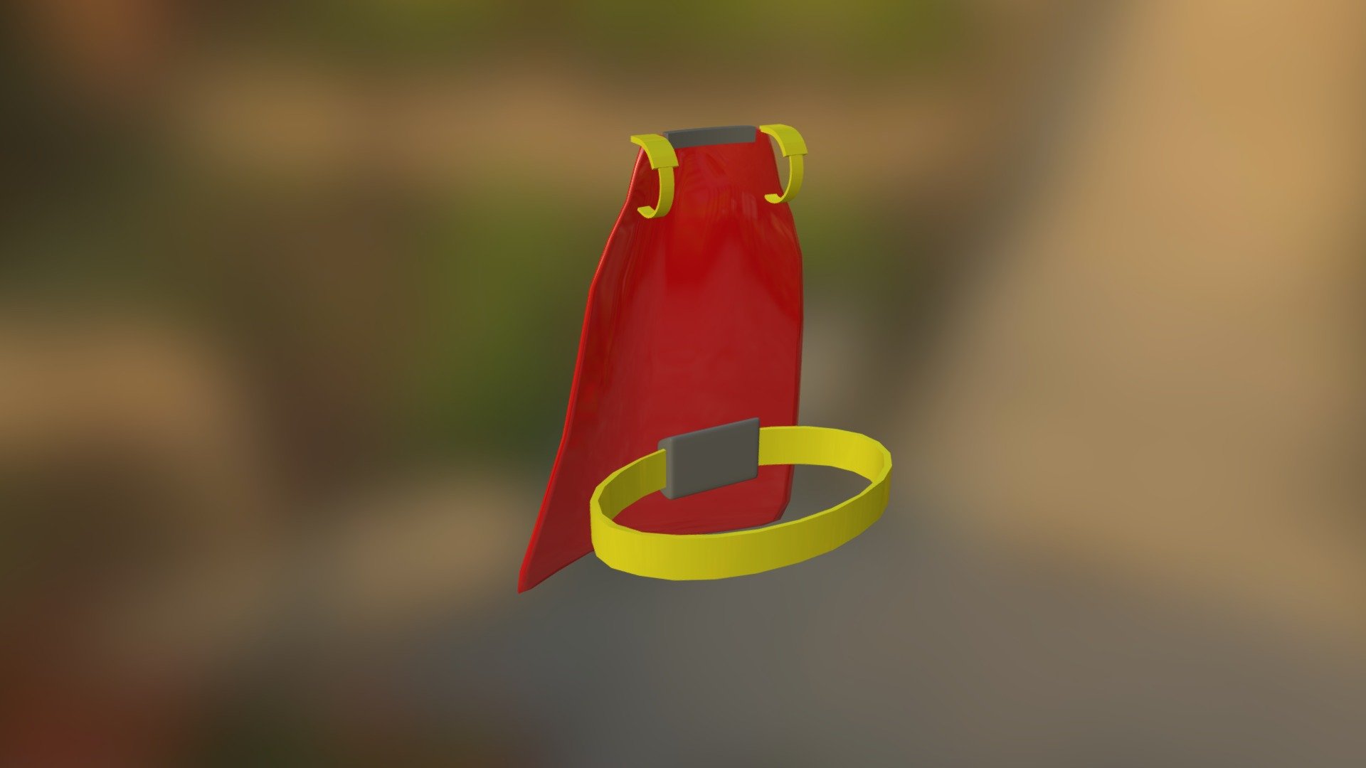 Billowing Cape 3d model