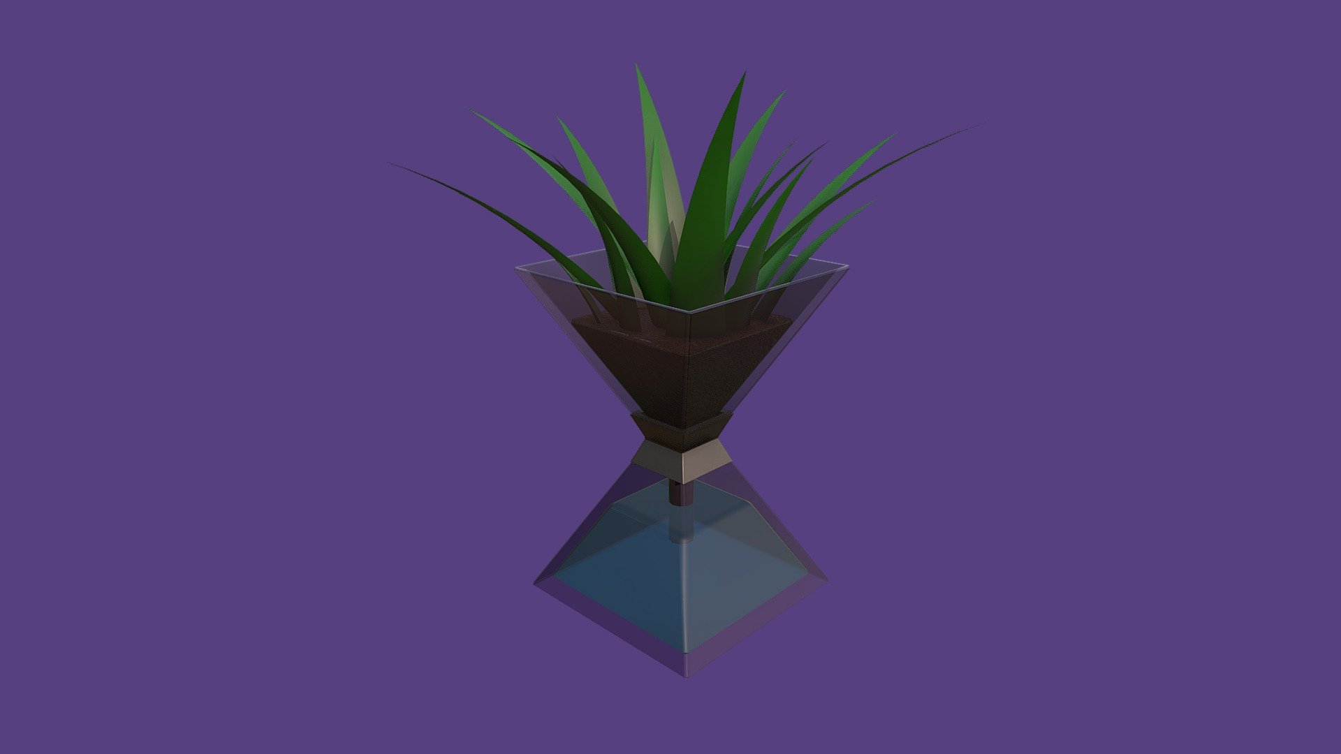 Futuristic Workspace: Plantpot 3d model