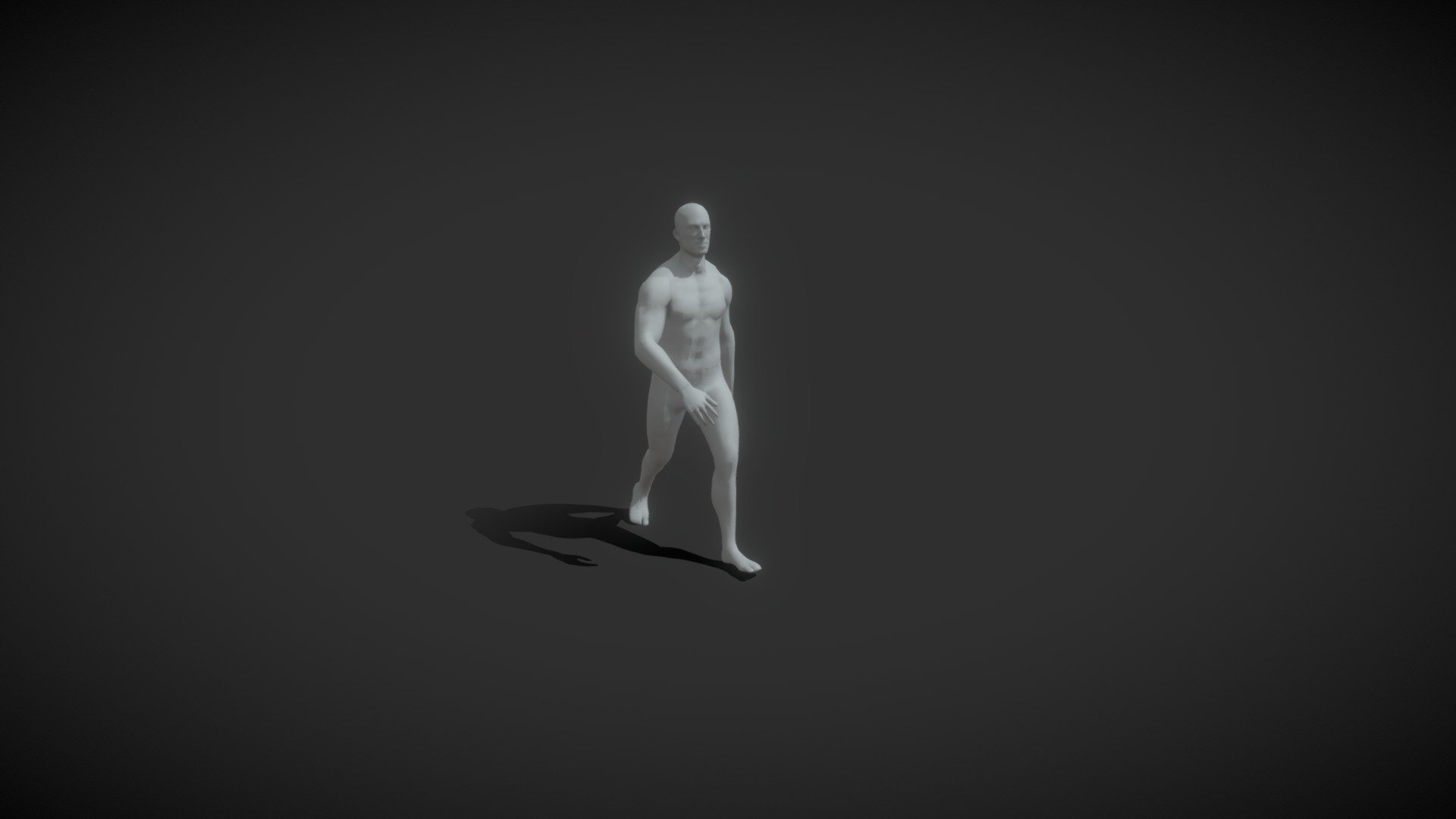 Male Body Base Mesh 28 Animations 5k Poly 3d model