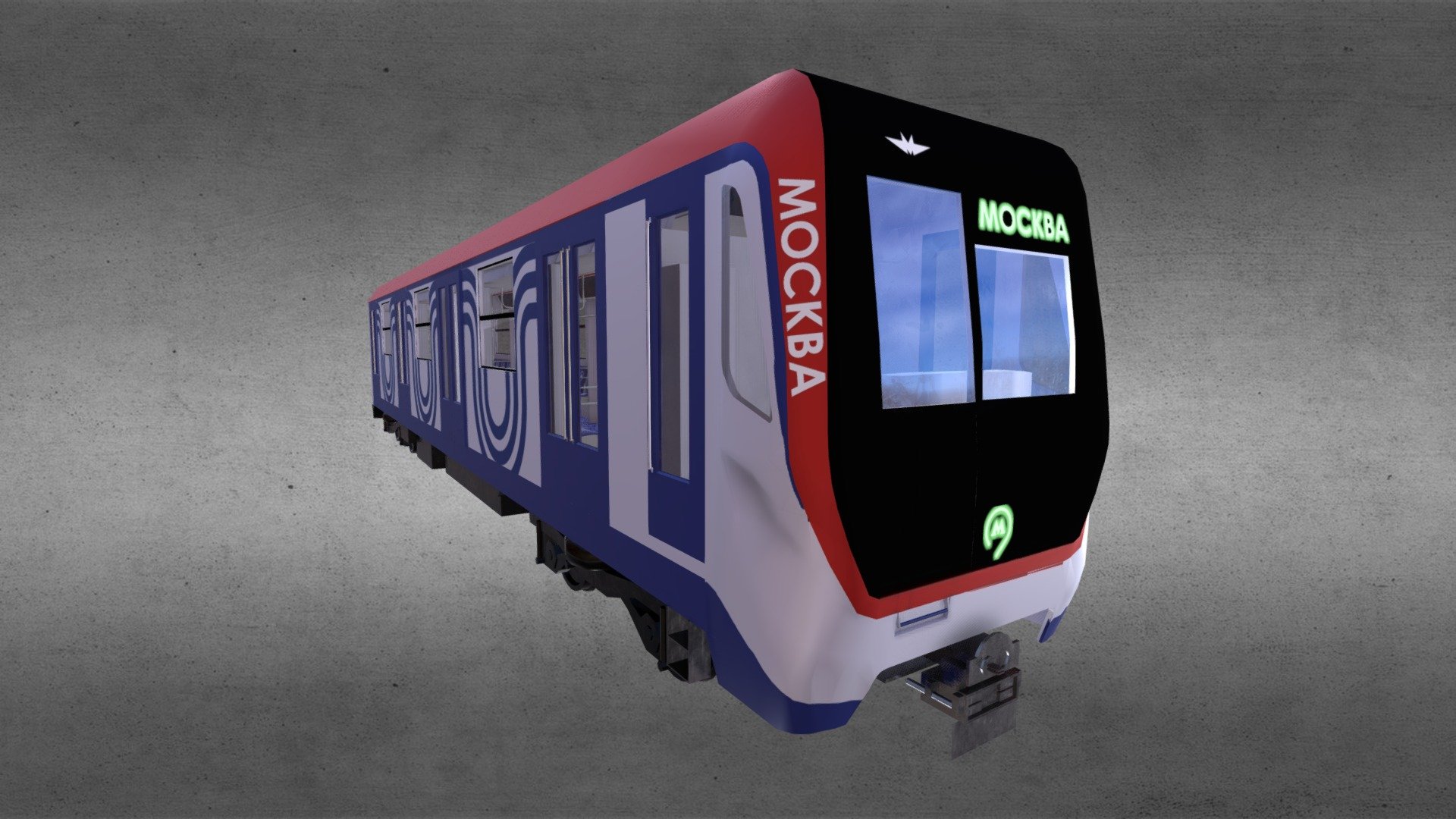 Metro 81-765 (Moskwa) 3d model