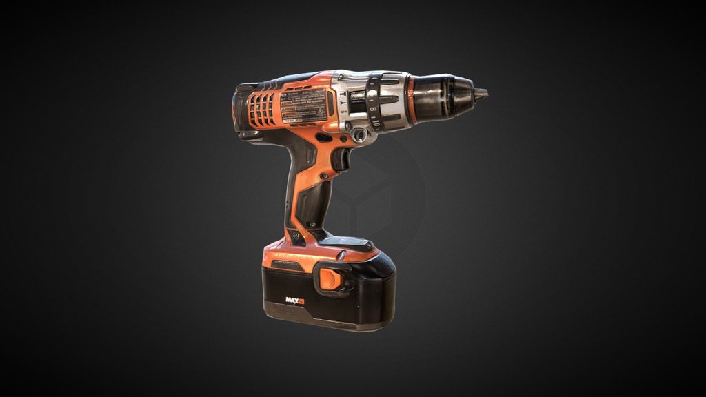 Drill Retopo 3d model