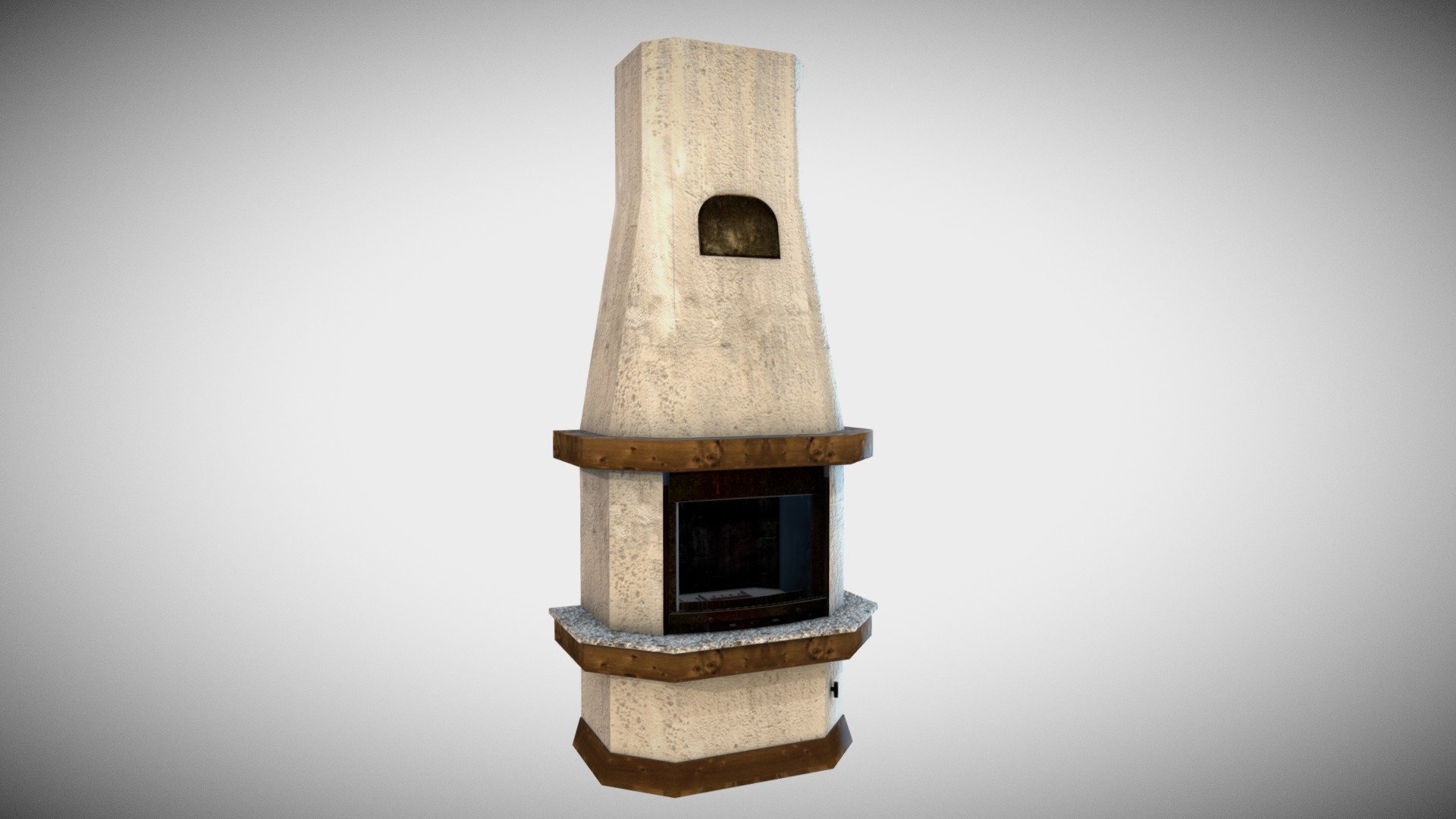 Fireplace Country 3d model