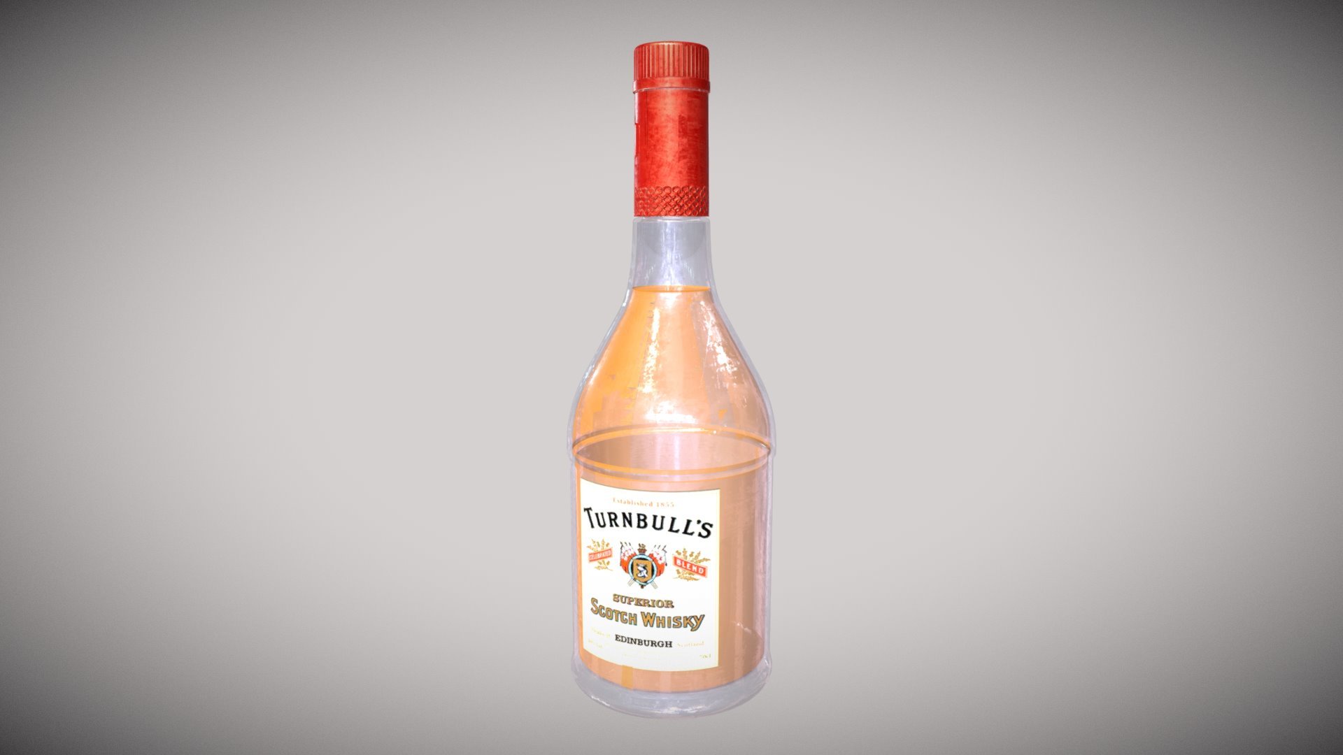 Bottle Whisy 3d model