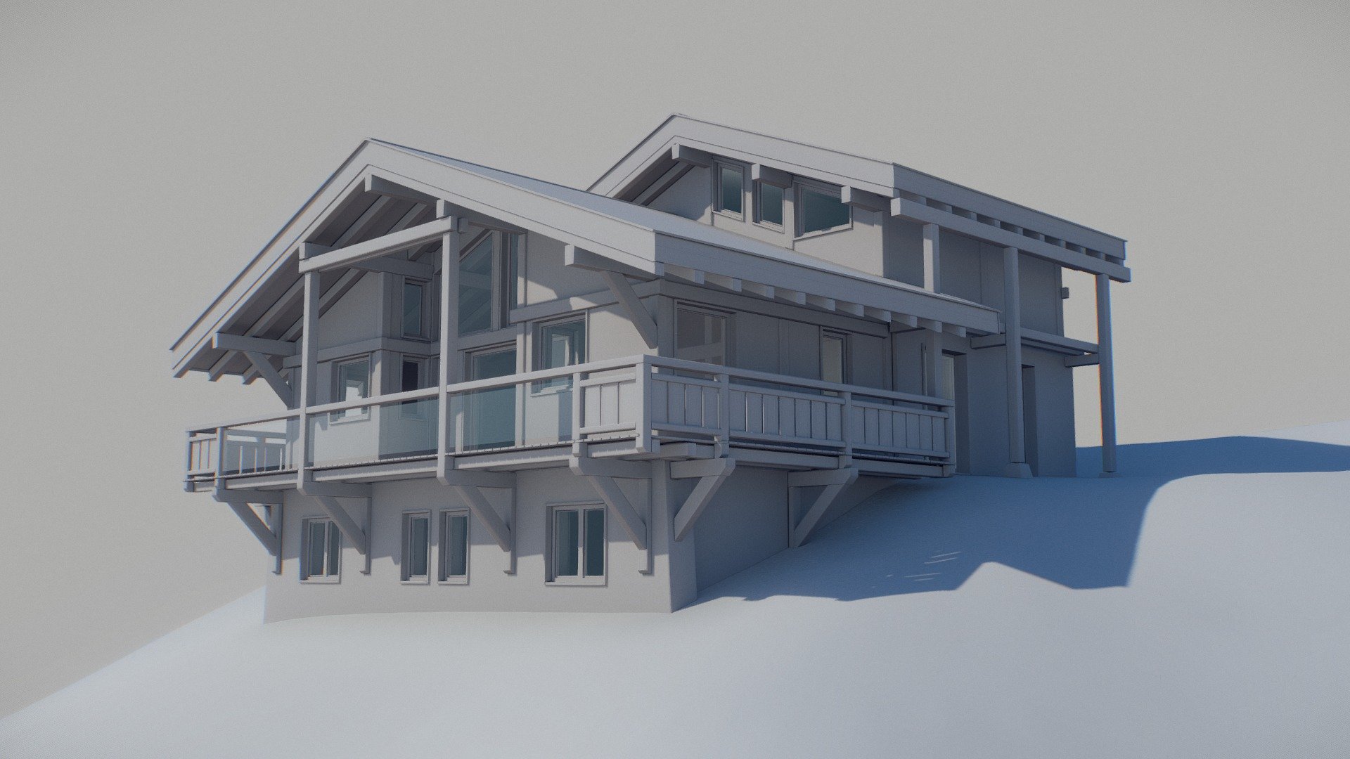 Chalet 3d model