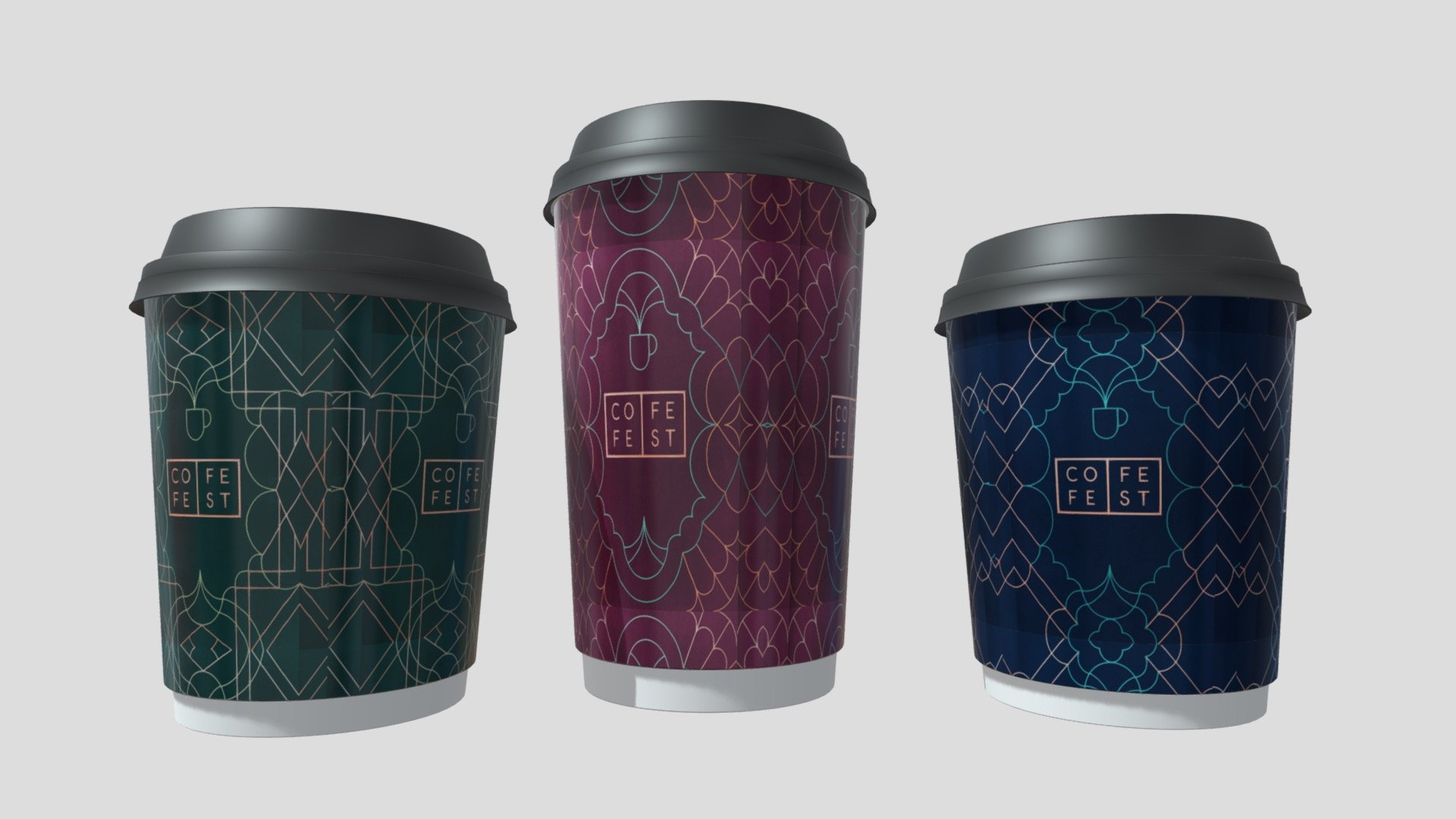 Cofe fest 3d model