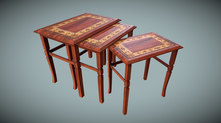 Nested Table 3d model