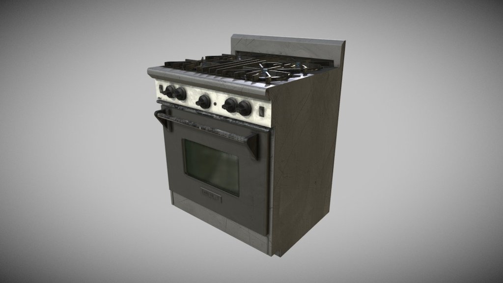 Gas Stove 3d model