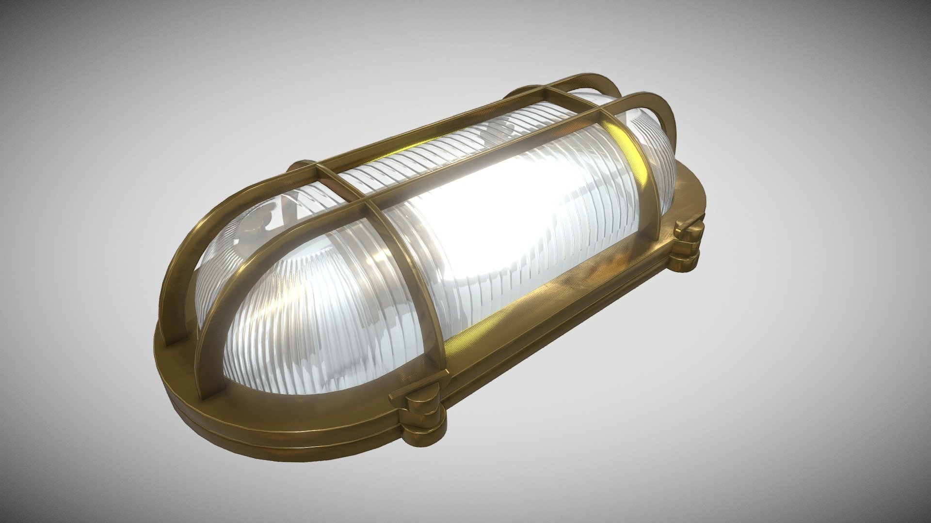 Bulkhead Light 3d model