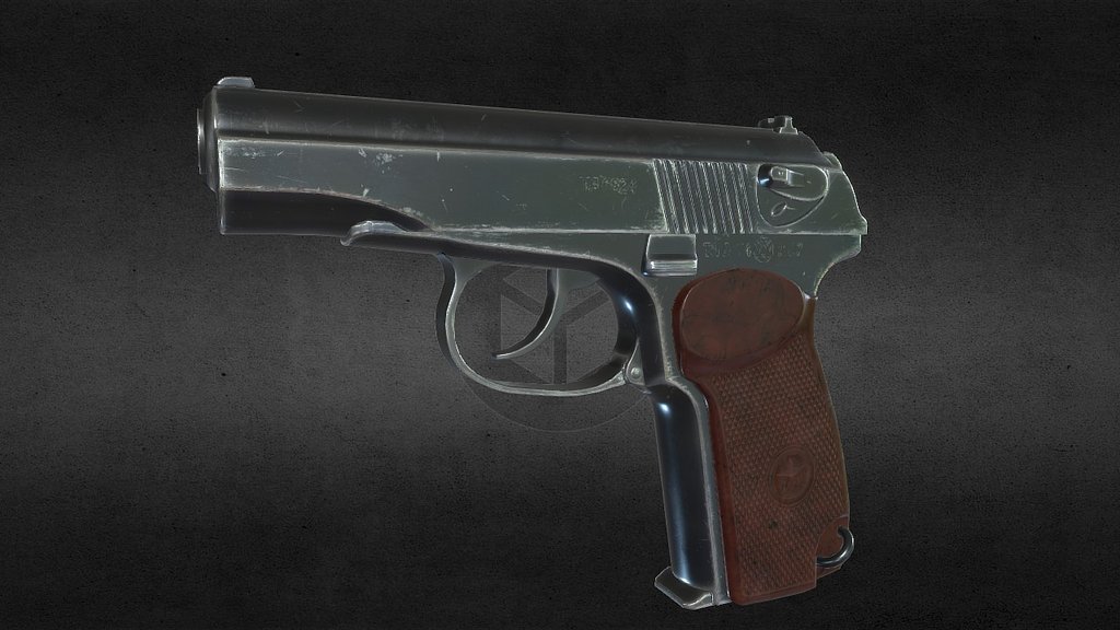 Makarov PM 3d model