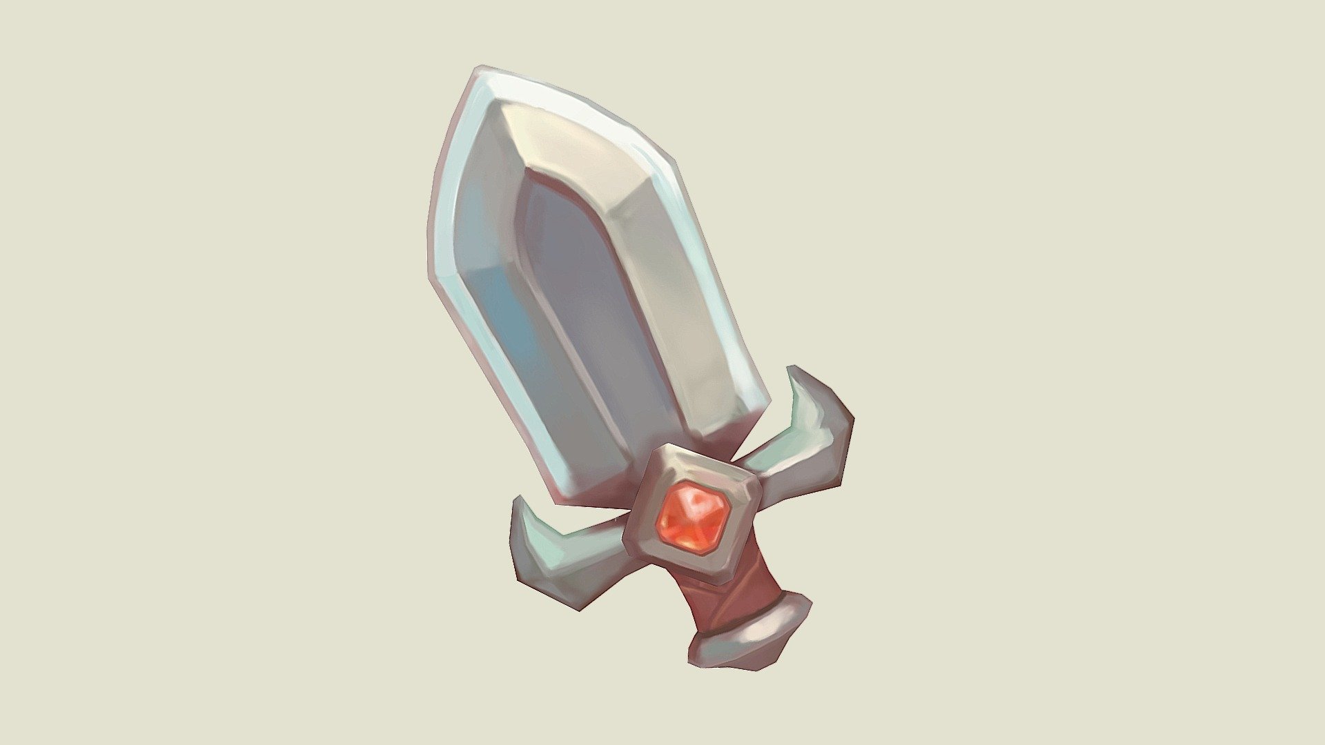 Sword Handpainted 🗡️ 3d model