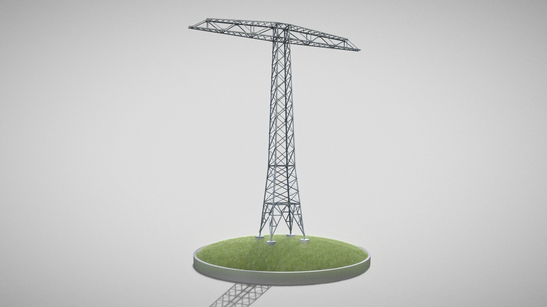 Transmission Tower 22 Meters 3d model