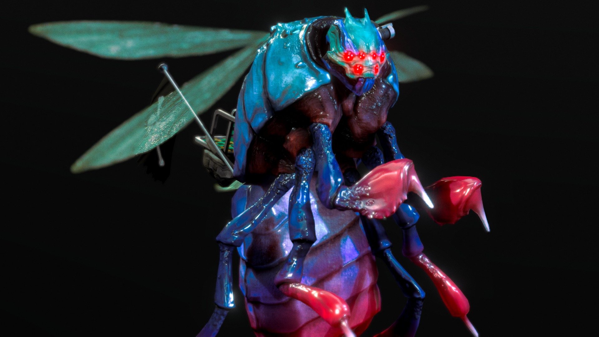 Mutant Bug Ride 3d model