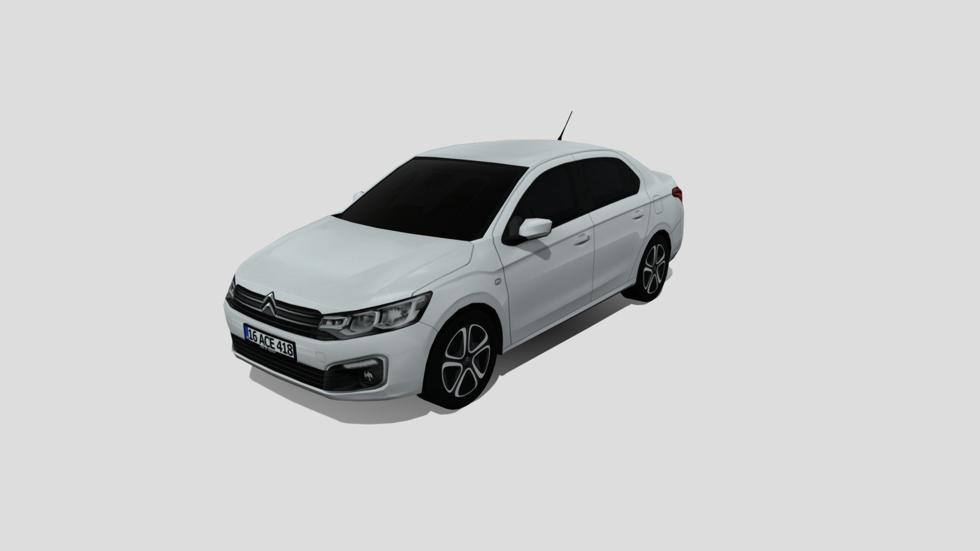 2023 Citroen C-Elysee 3d model