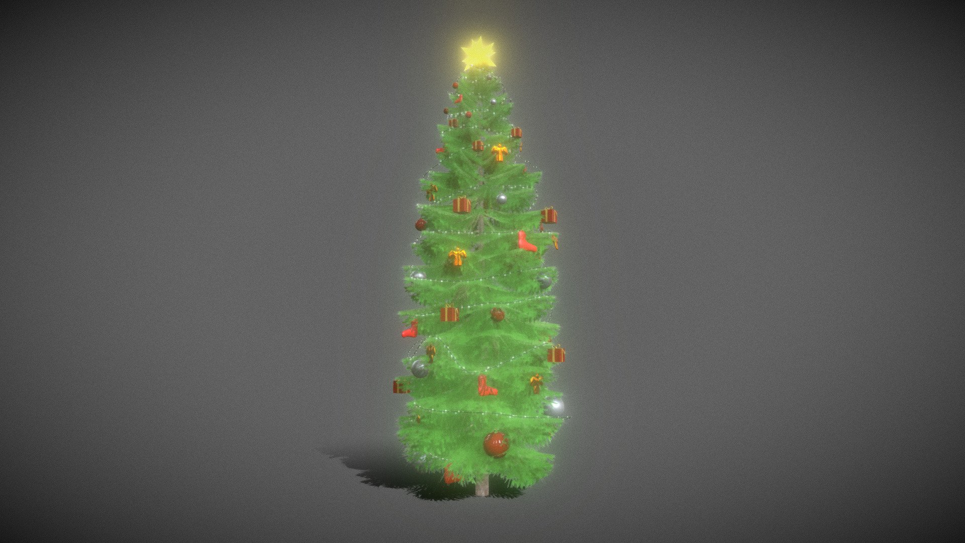 City Christmas Tree (36 Meter) 3d model