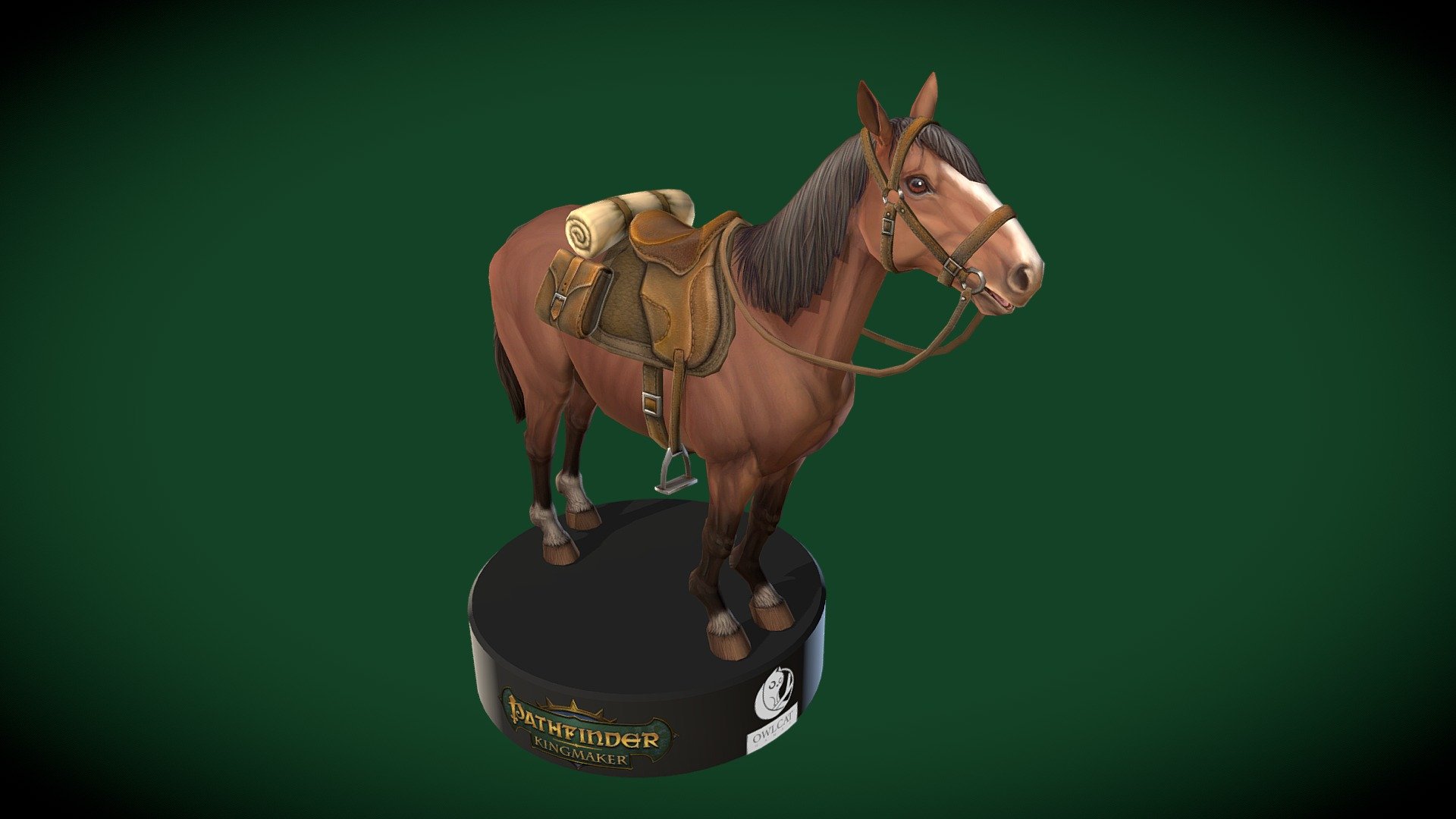 Pathfinder: Kingmaker (2017). Horse 3d model