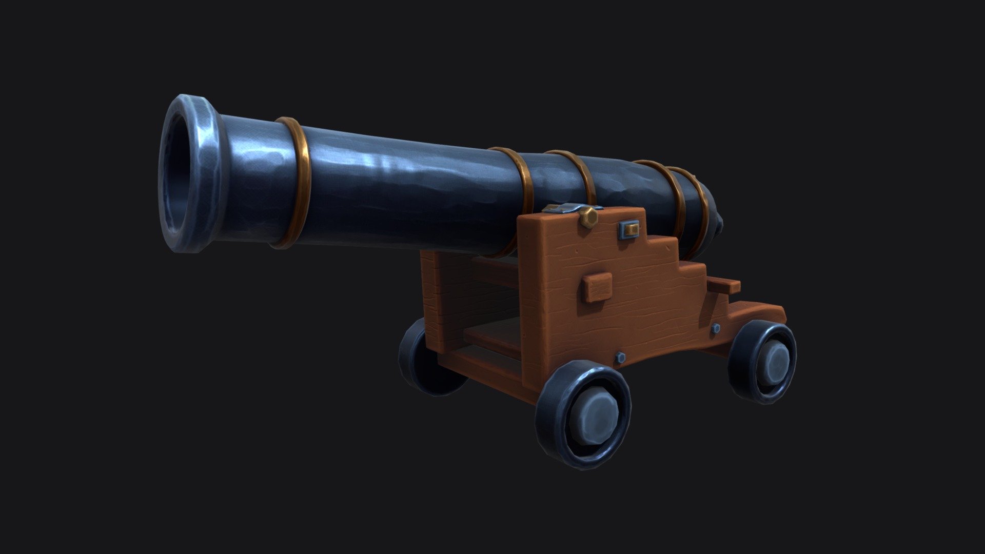 Stylized Canon 3d model