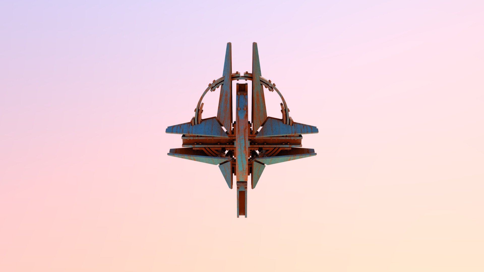 NATO star 3d model