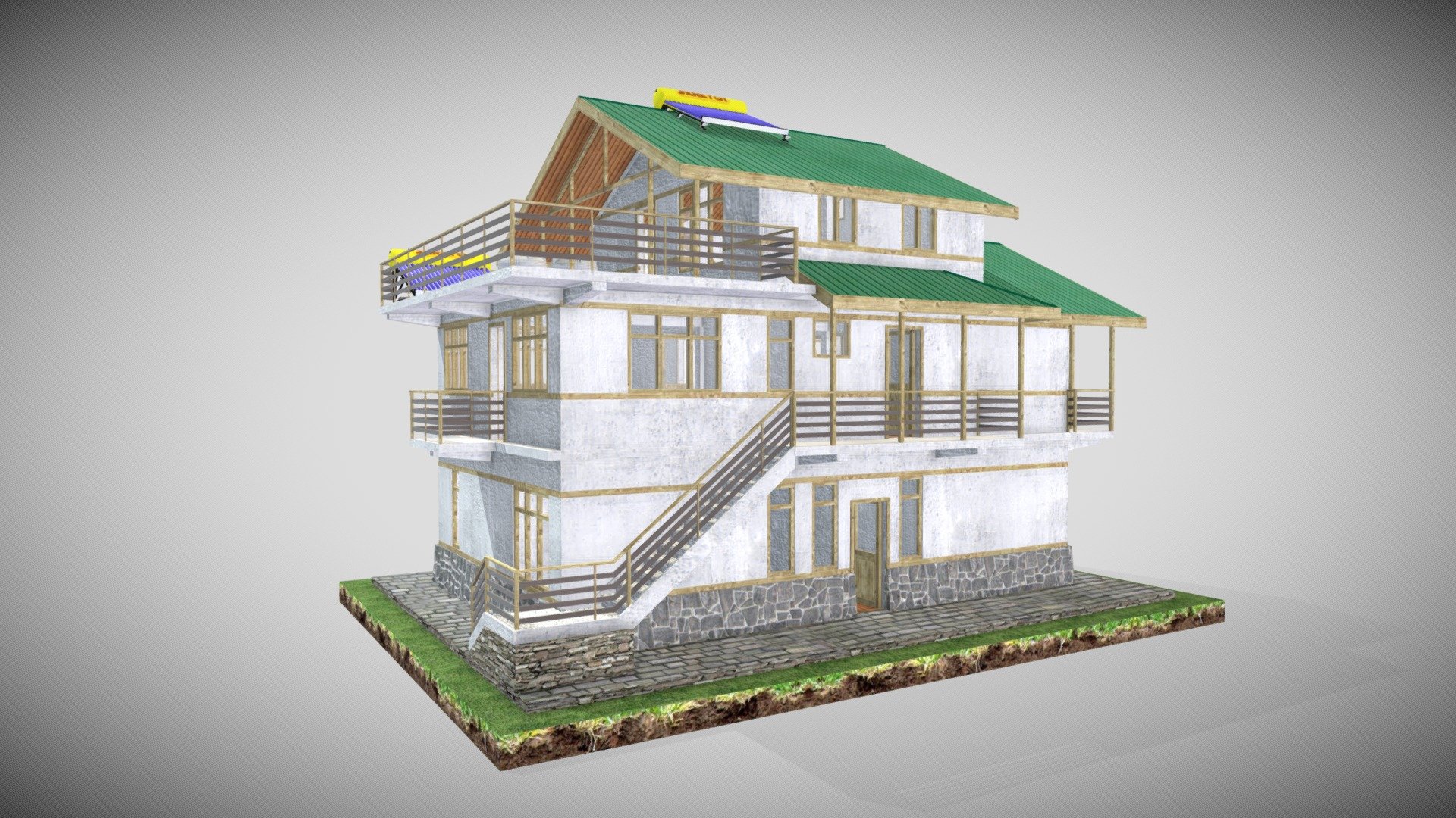 Puran Residence 3d model