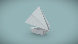 Origami boat