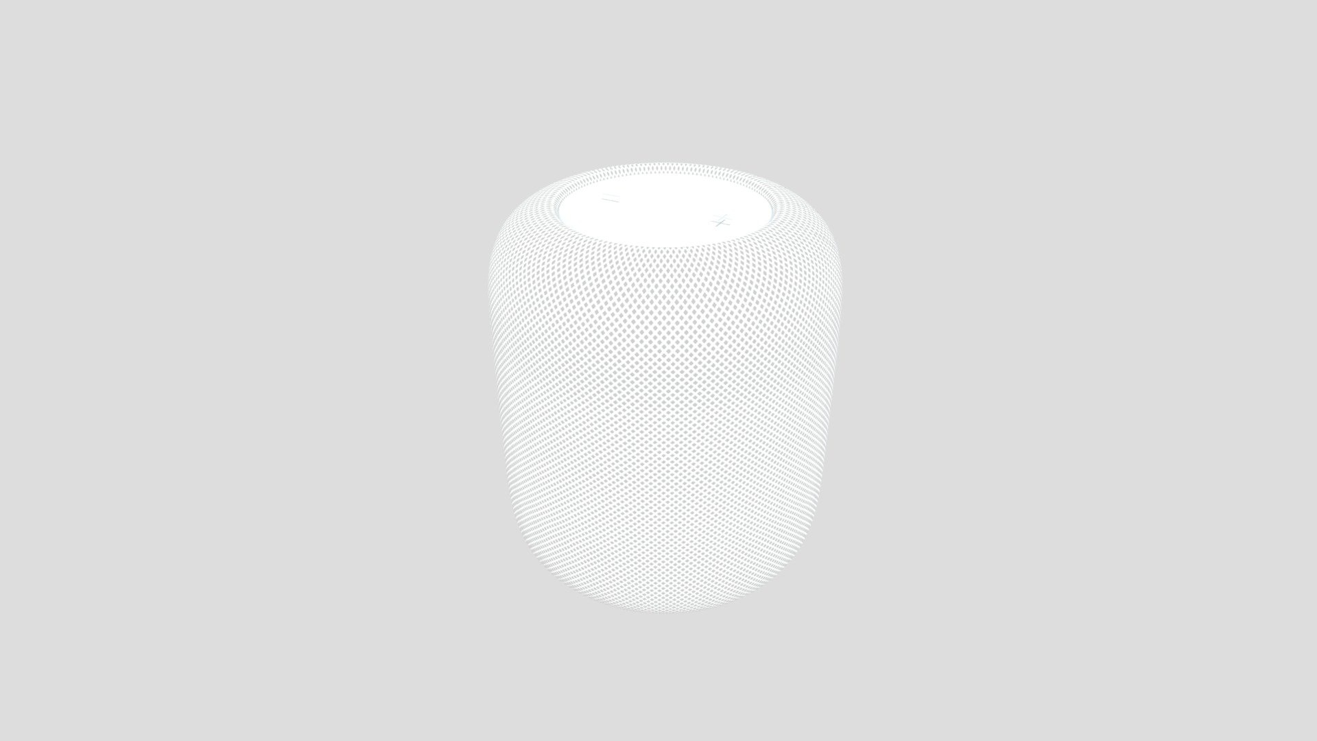 homepod_2nd_gen_white_ios15 3d model