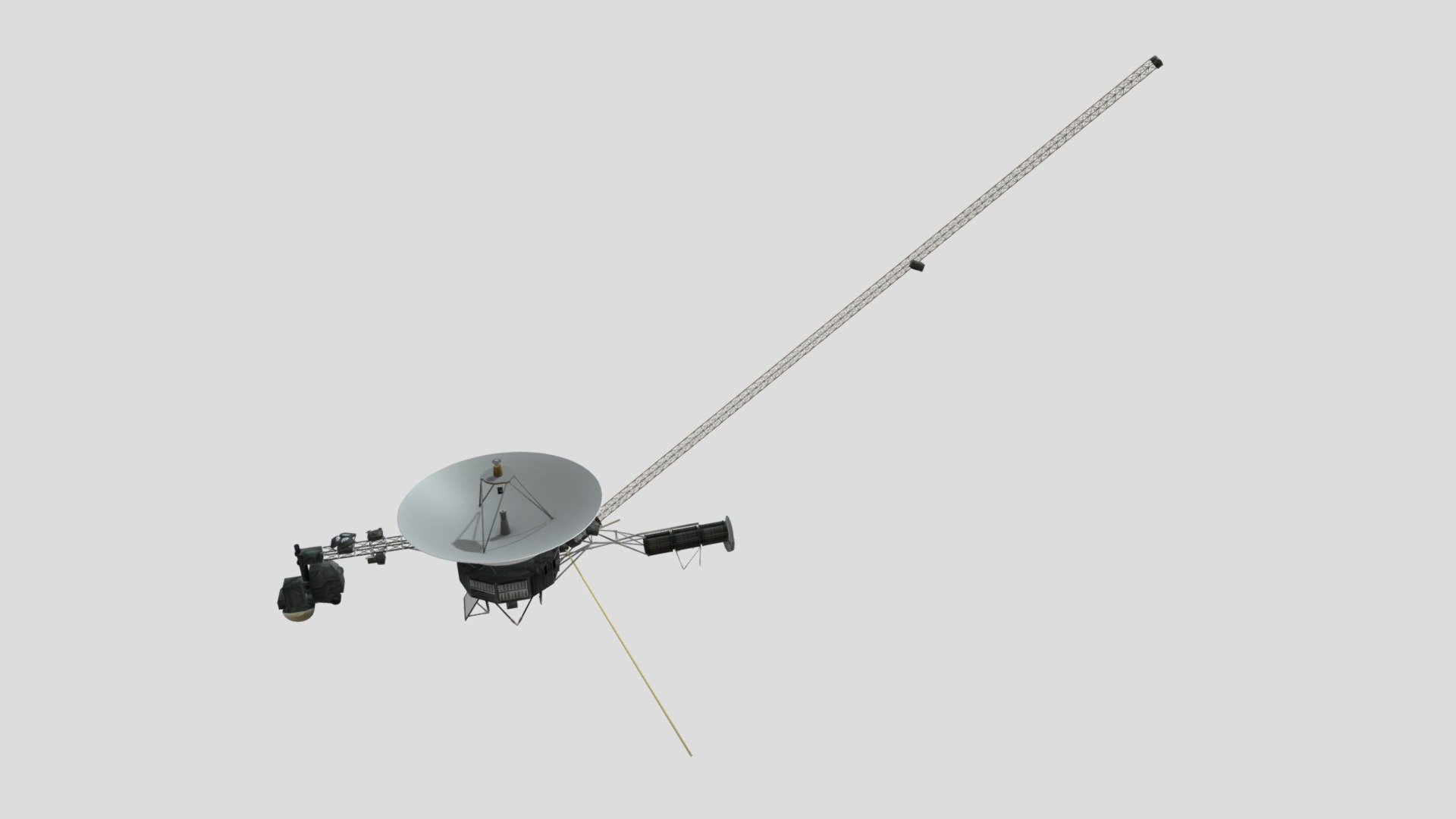 NASA_Voyager 3d model