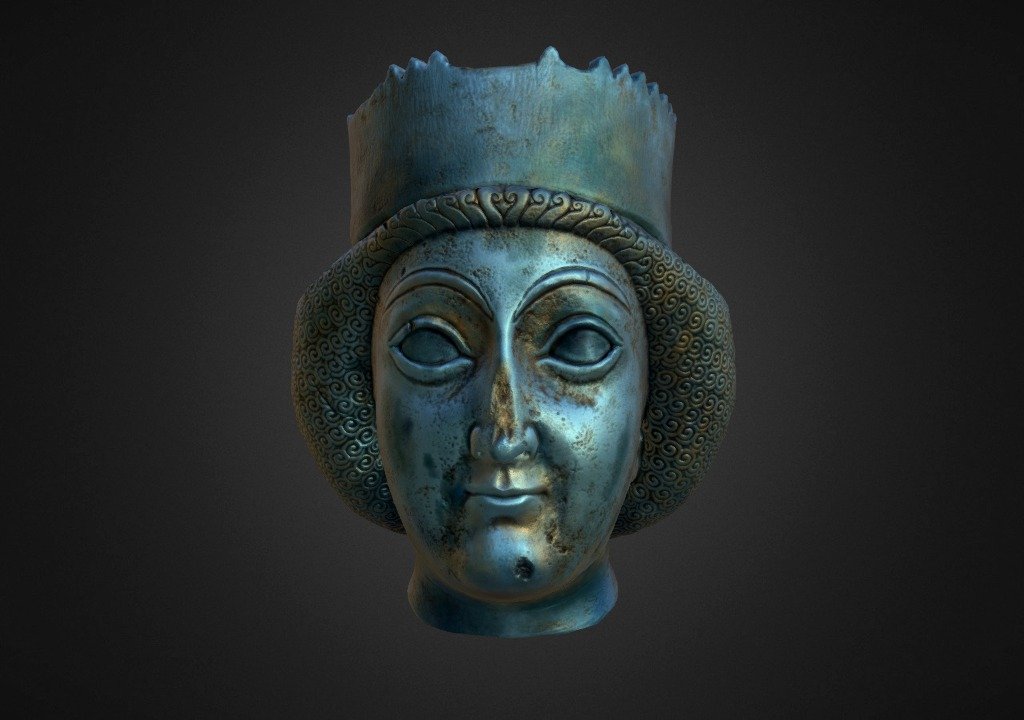 Achaemenid Head Of Princess 3d model