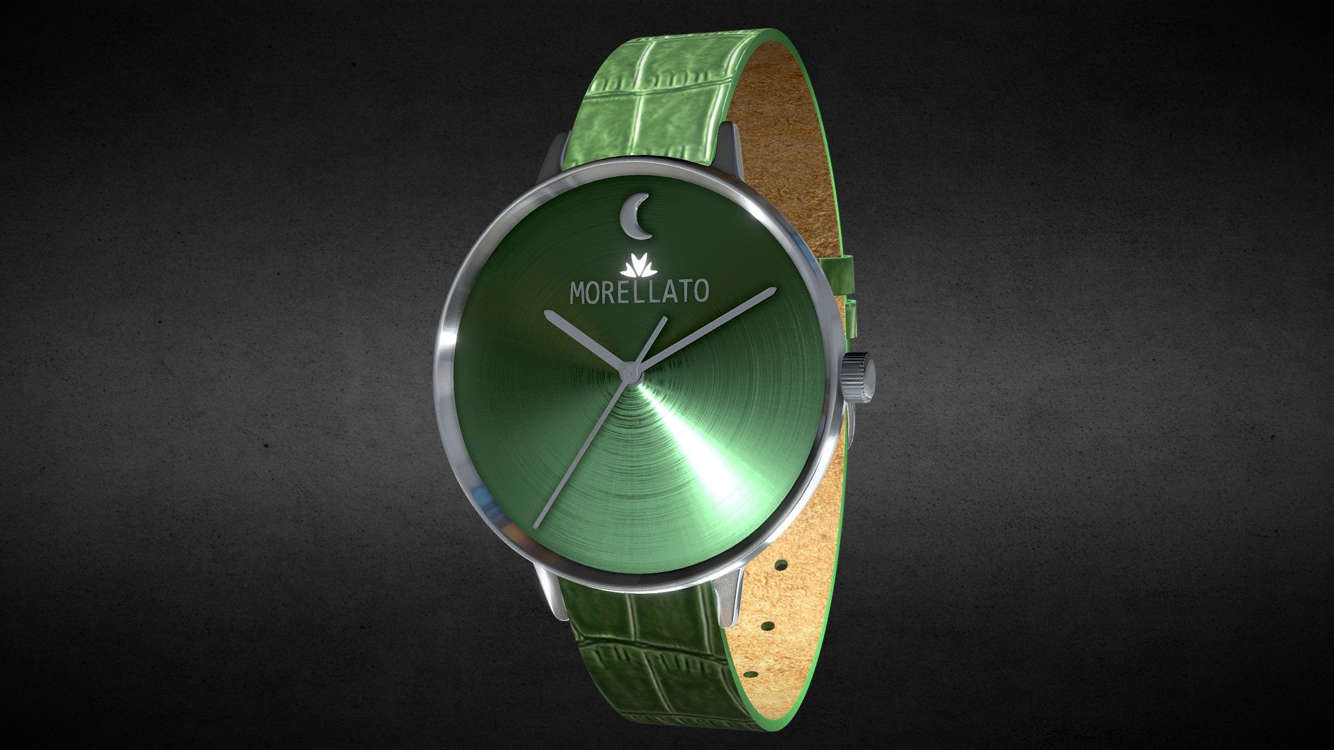 Green Morellato Lady Watch 3d model