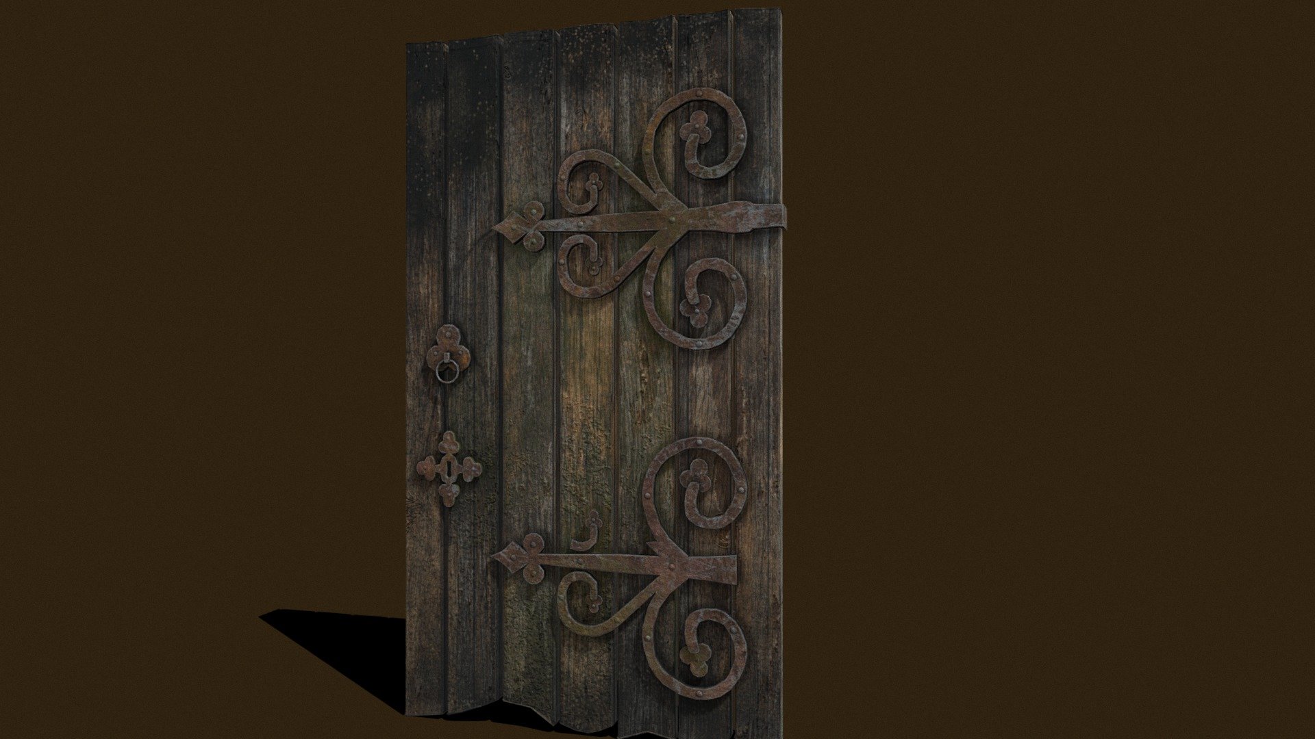 Medieval_Fantasy_Door_FBX 3d model