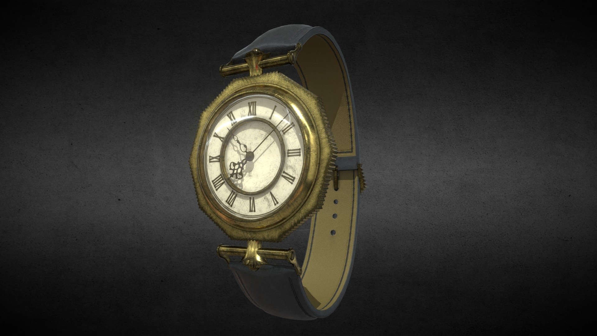 Vintage Watch 3d model