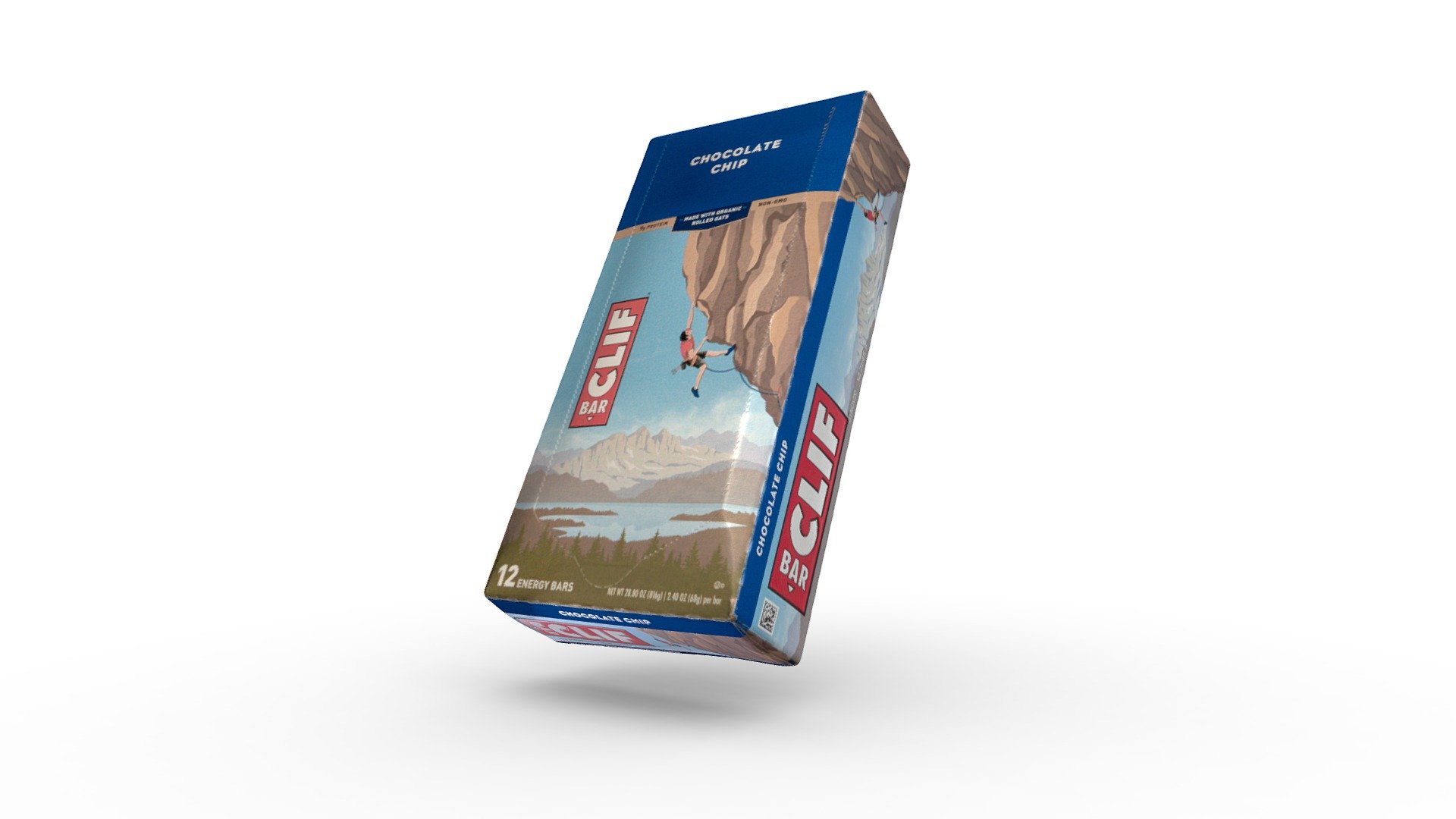 Chocolate Chip CLIF BAR 12 Pack 3d model