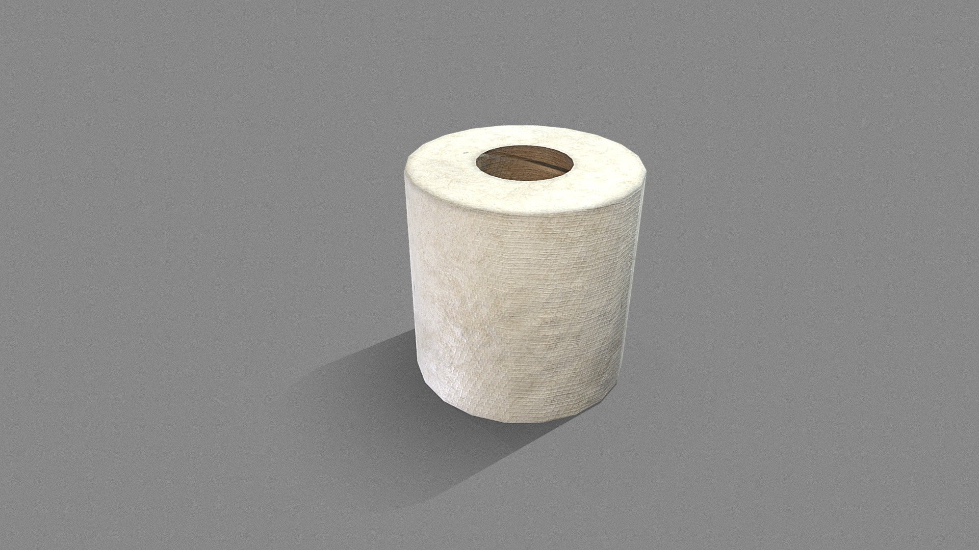 Toilet roll 3d model