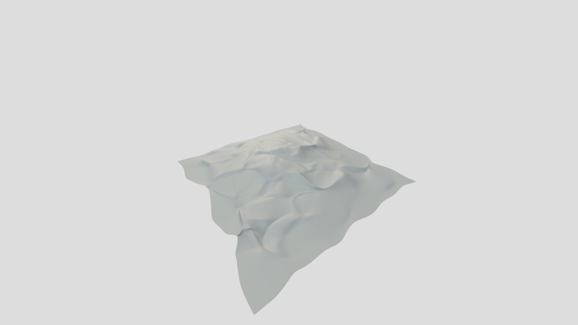 Crumpled paper 3d model