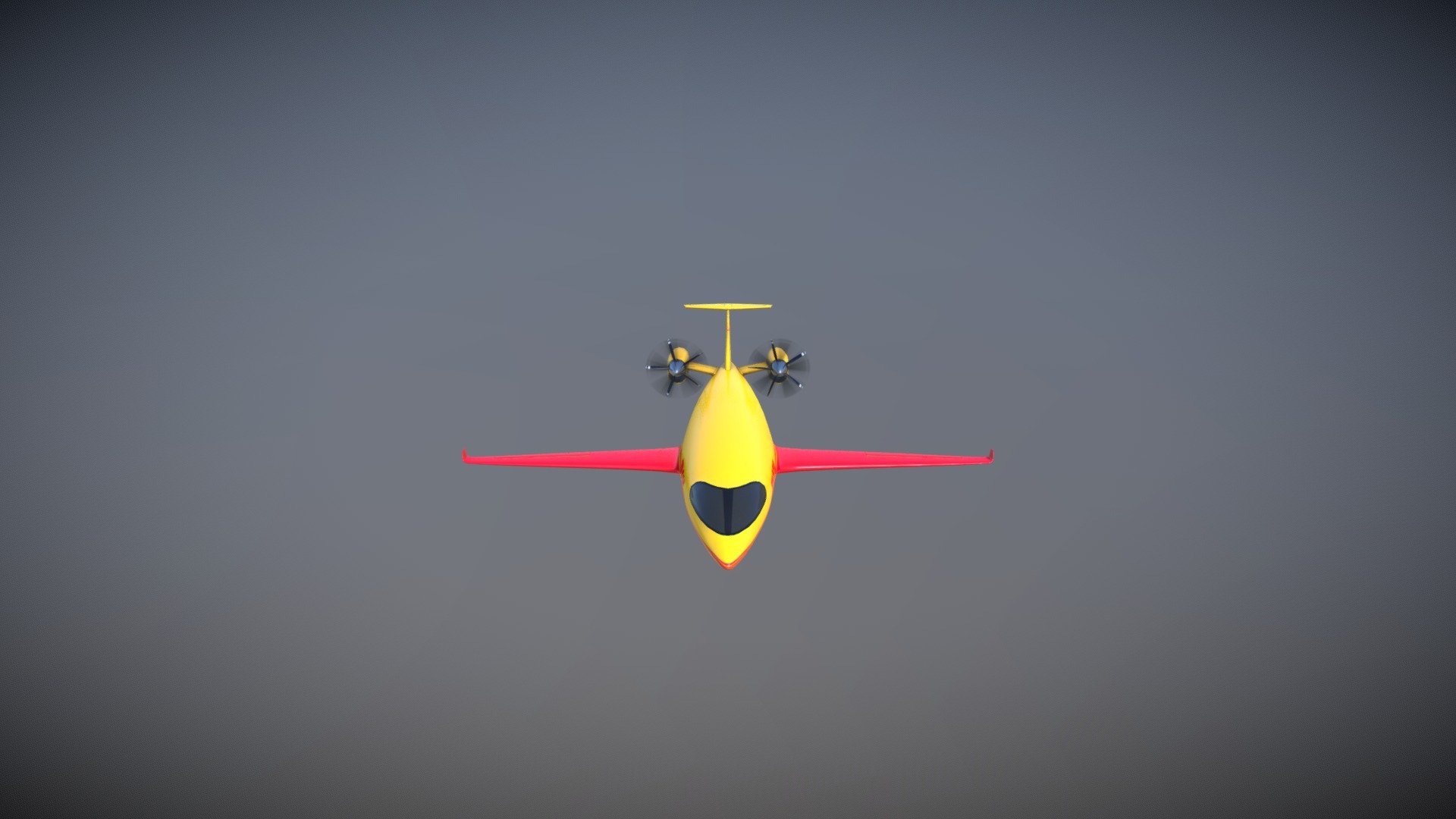 DHL Alice Electric Aircraft 3d model