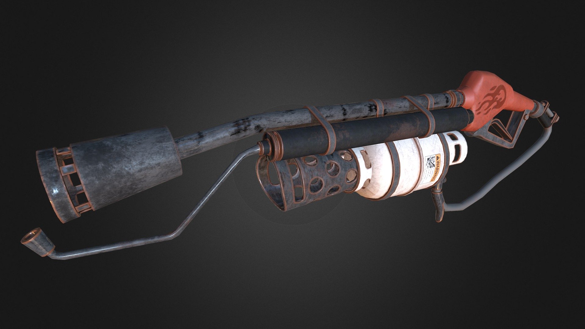 Flame Thrower (Team Fortress 2) 3d model