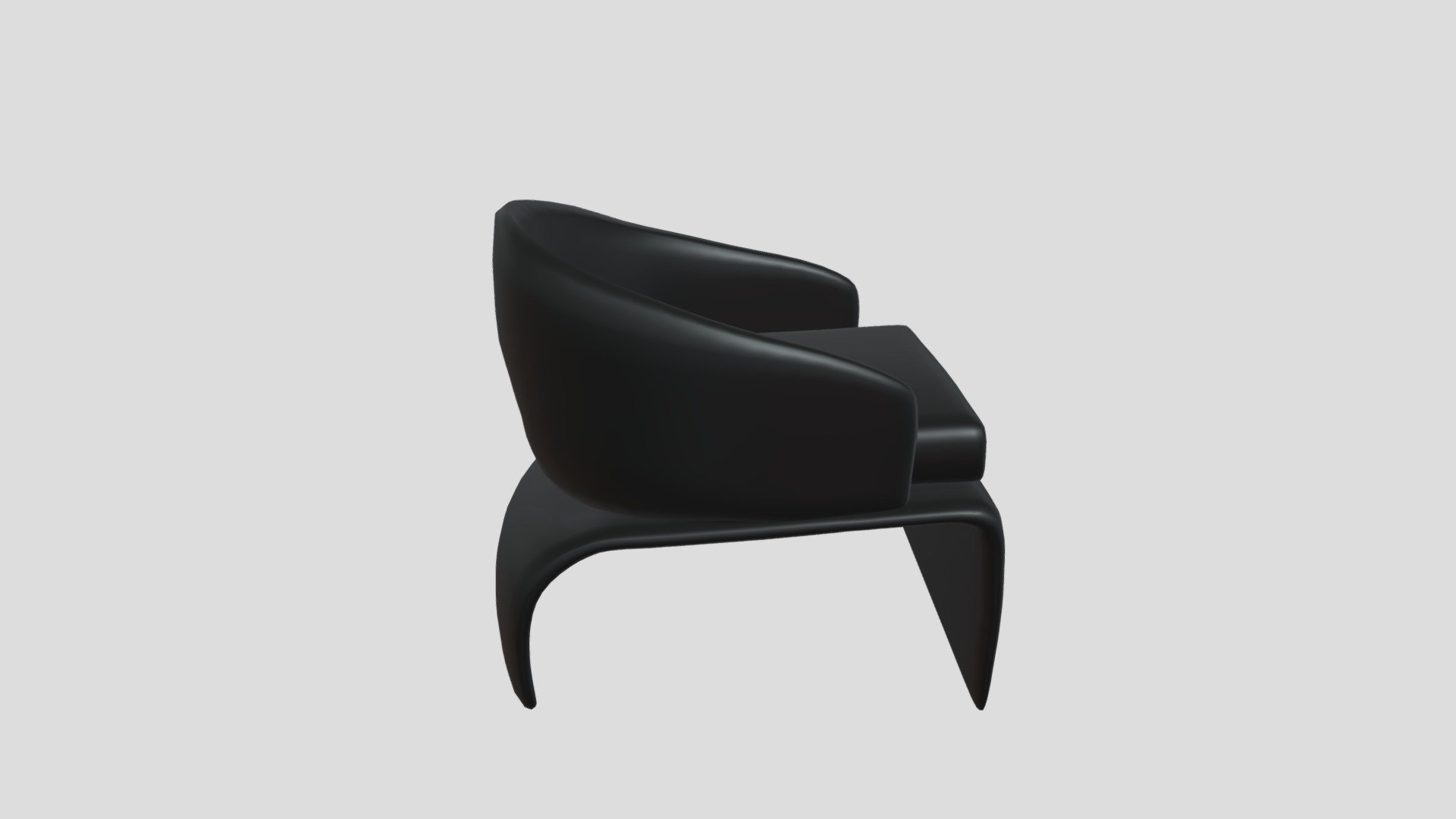 Stylized Chair 3D Model 3d model