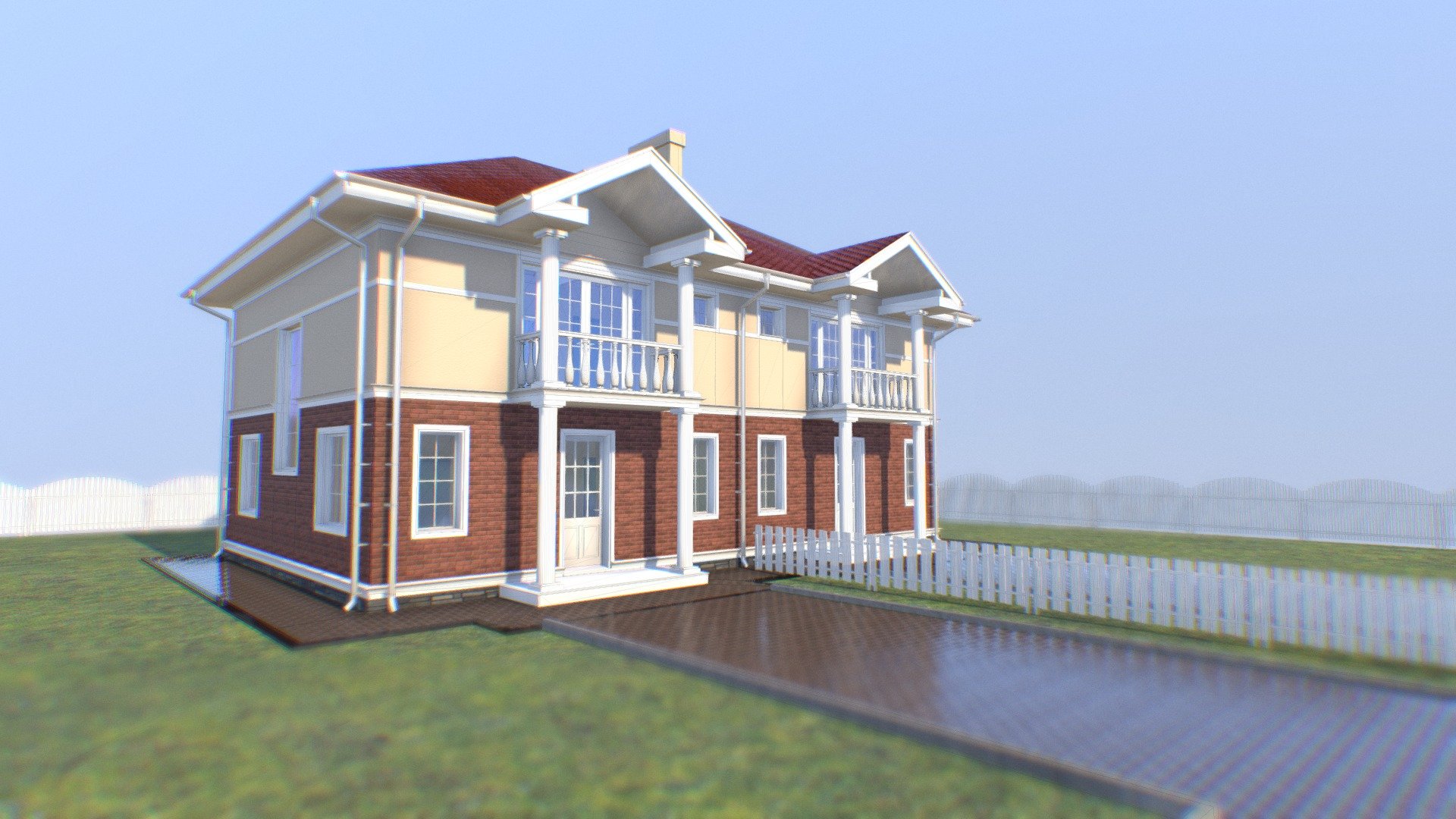 Duplex 19 3d model