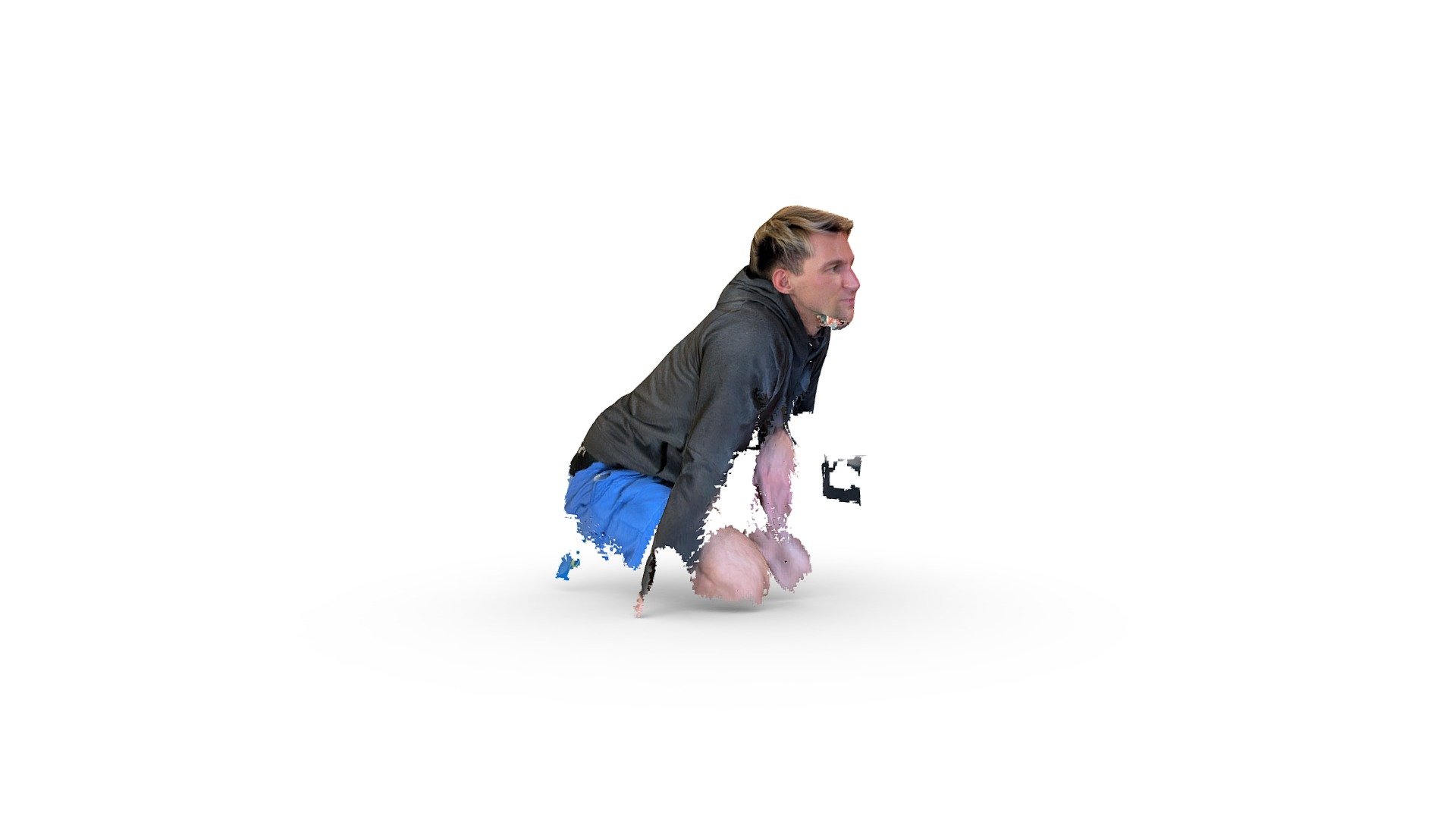 Vitaly in a Chair 3d model