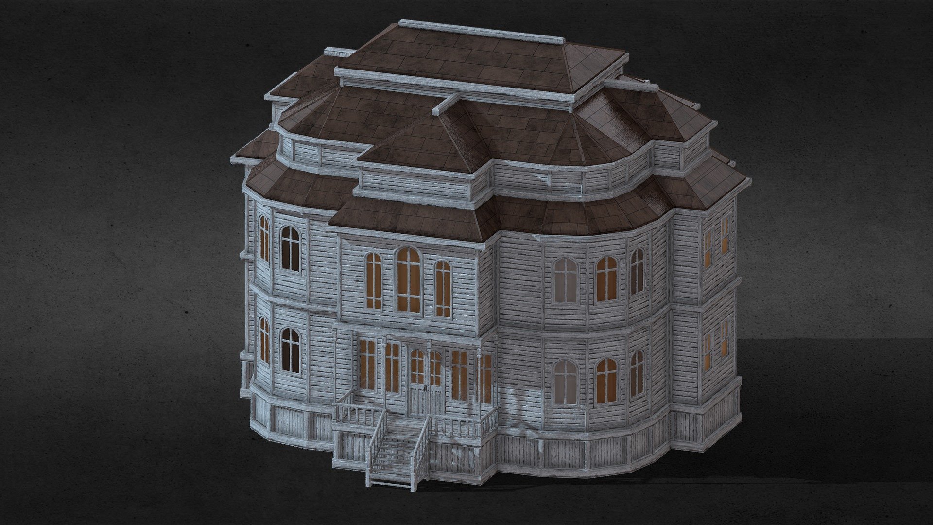 Old Mansion 3d model