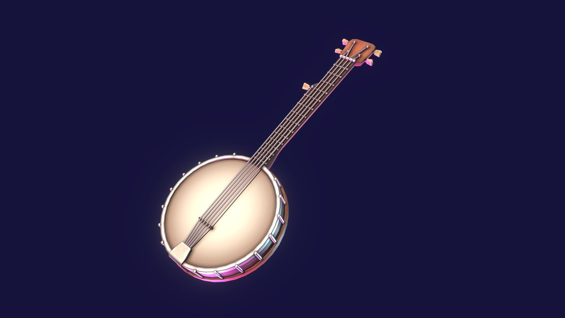 Banjo 3d model