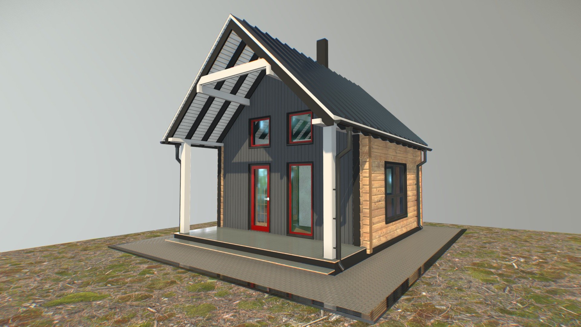 Sauna PR01-01-23 3d model