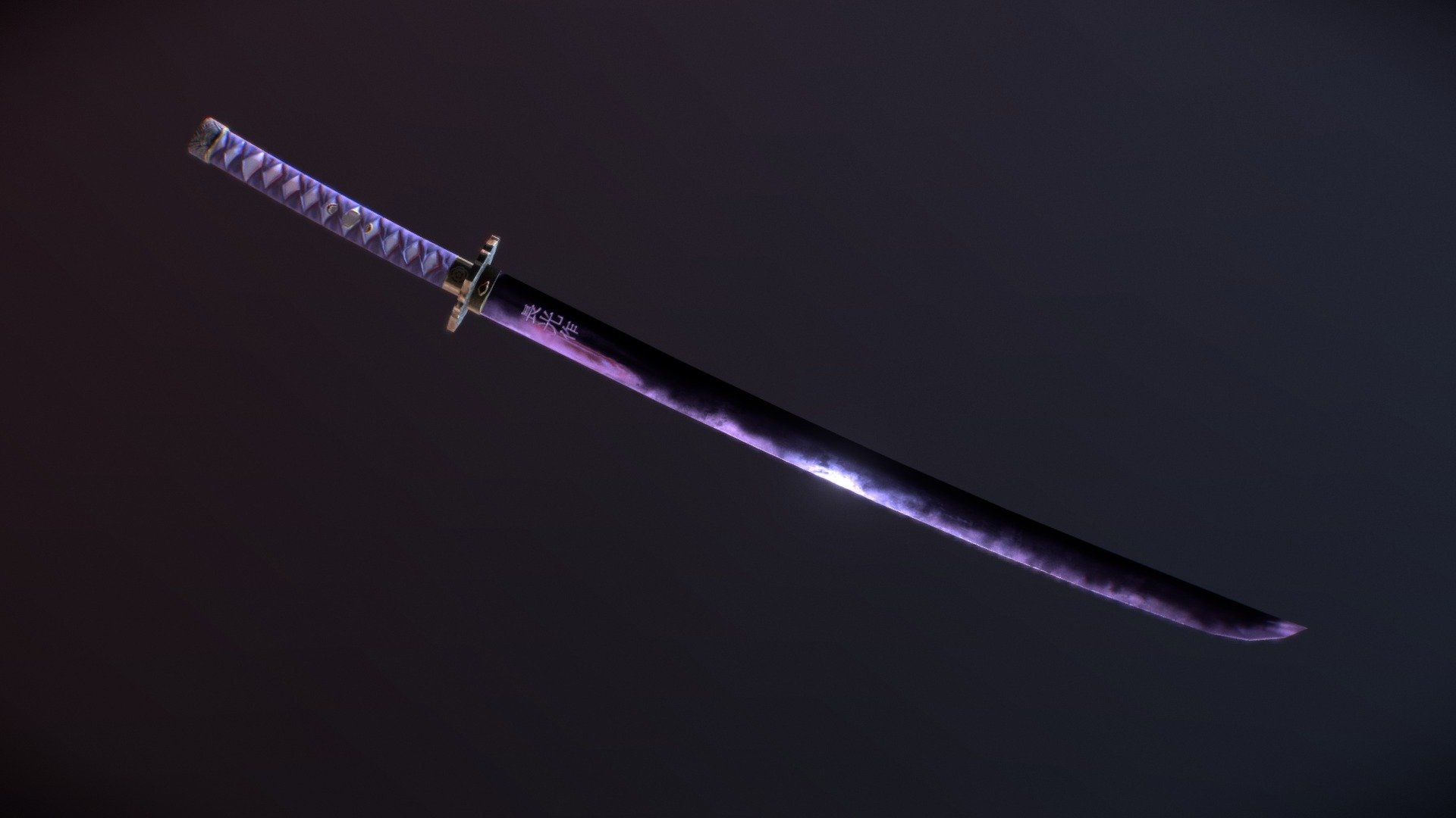 Katana Purple 3d model