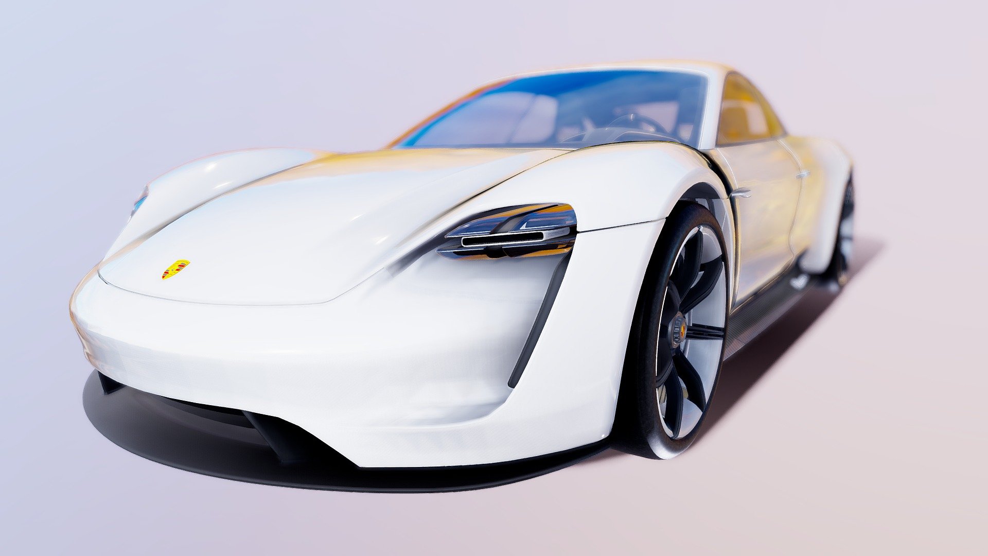 Porsche Mission E 3d model