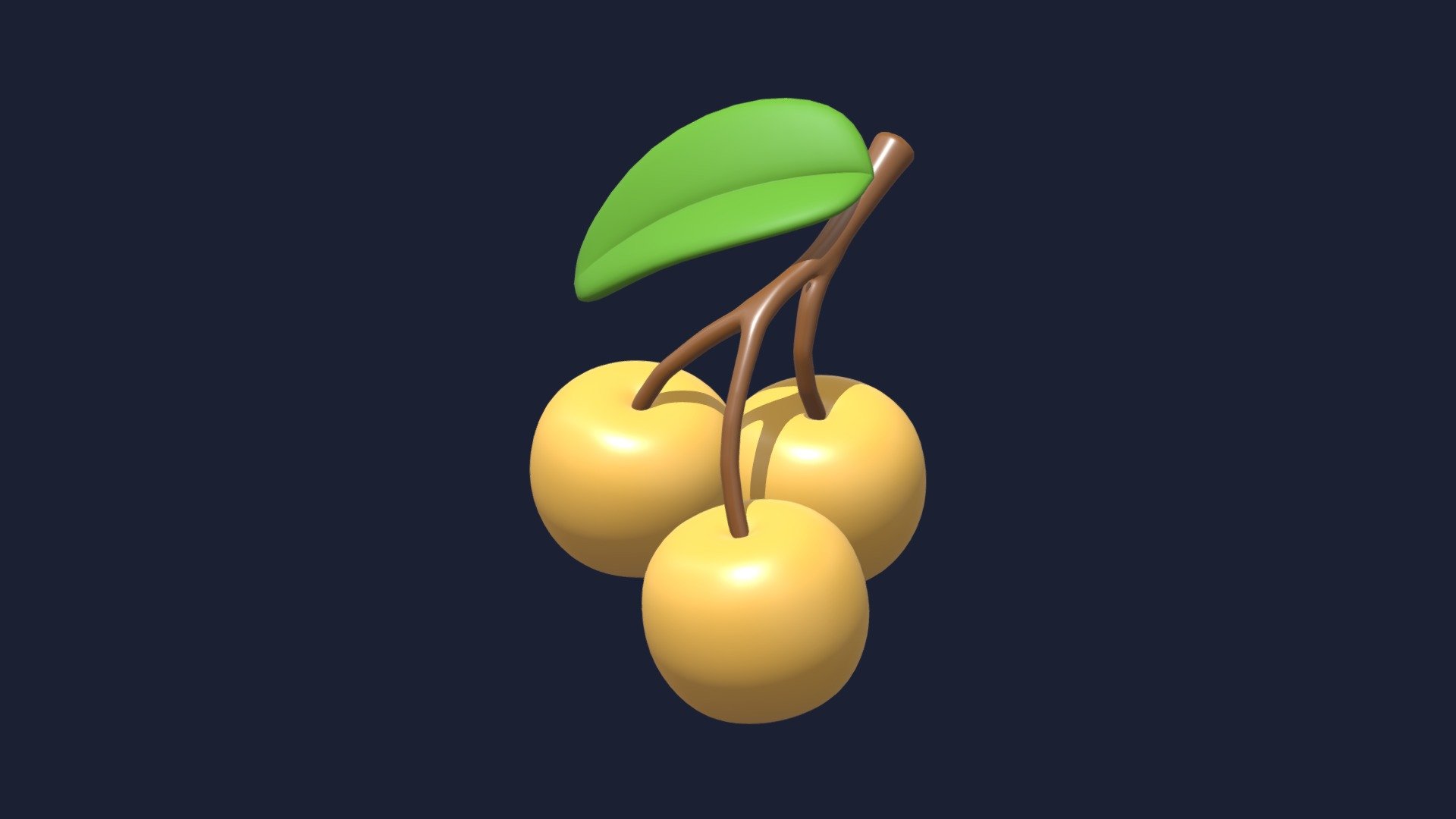 Longan Icon 3d model